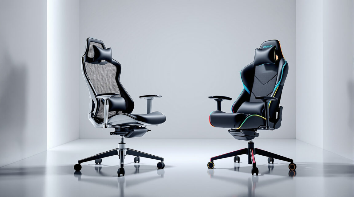 découvrez les différences entre chaise de bureau ergonomique et fauteuil gamer pour choisir le meilleur siège et préserver la santé de votre dos au quotidien.