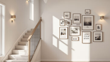 découvrez des idées déco originales pour aménager un mur de montée d'escalier et transformer cet espace en un élément design et convivial de votre intérieur.