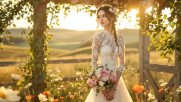 découvrez comment choisir la tenue idéale pour un mariage champêtre et être parfaitement en harmonie avec ce thème naturel et élégant.