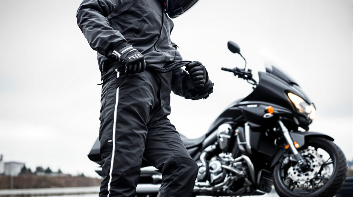 découvrez nos conseils pour bien choisir votre pantalon de pluie et vos équipements moto afin de rouler confortablement et en toute sécurité, même par mauvais temps.