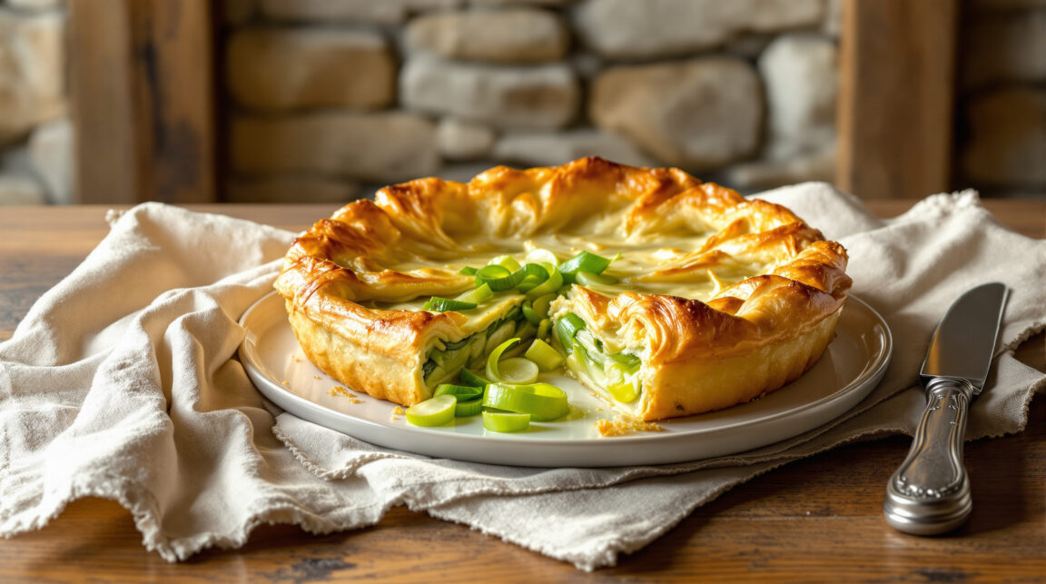 découvrez la recette inratable de la tarte aux poireaux de grand-mère, simple et délicieuse pour régaler toute la famille.