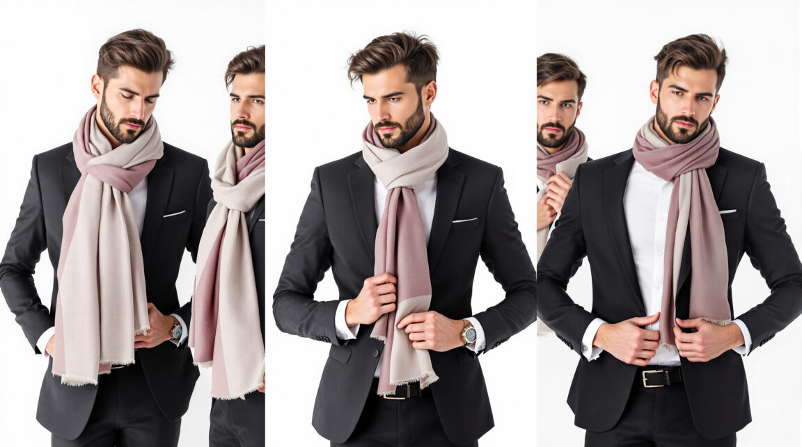 découvrez 5 techniques élégantes pour homme afin de nouer votre écharpe avec style et sophistication. guide simple et pratique pour affiner votre look cet hiver.