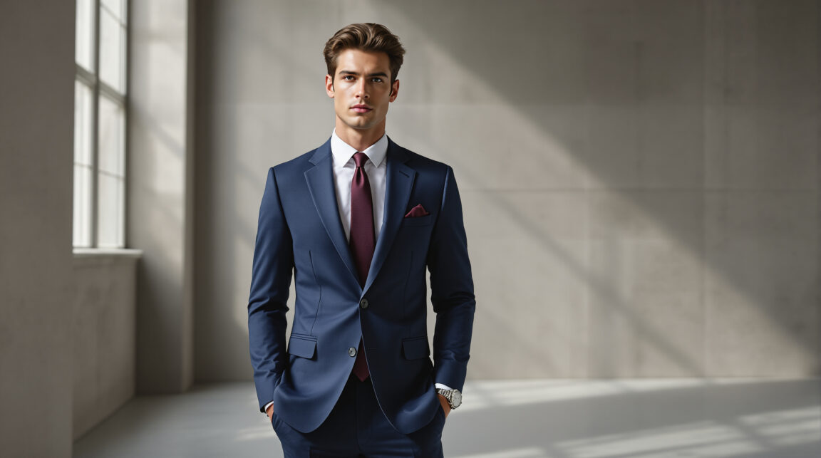 découvrez pourquoi le costume bleu marine est un basique incontournable de la garde-robe masculine et apprenez à l'accessoiriser pour un style élégant et moderne.