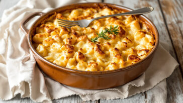 découvrez notre recette simple et rapide de gratin de ravioles, un plat réconfortant prêt en seulement 20 minutes pour un repas savoureux et facile.