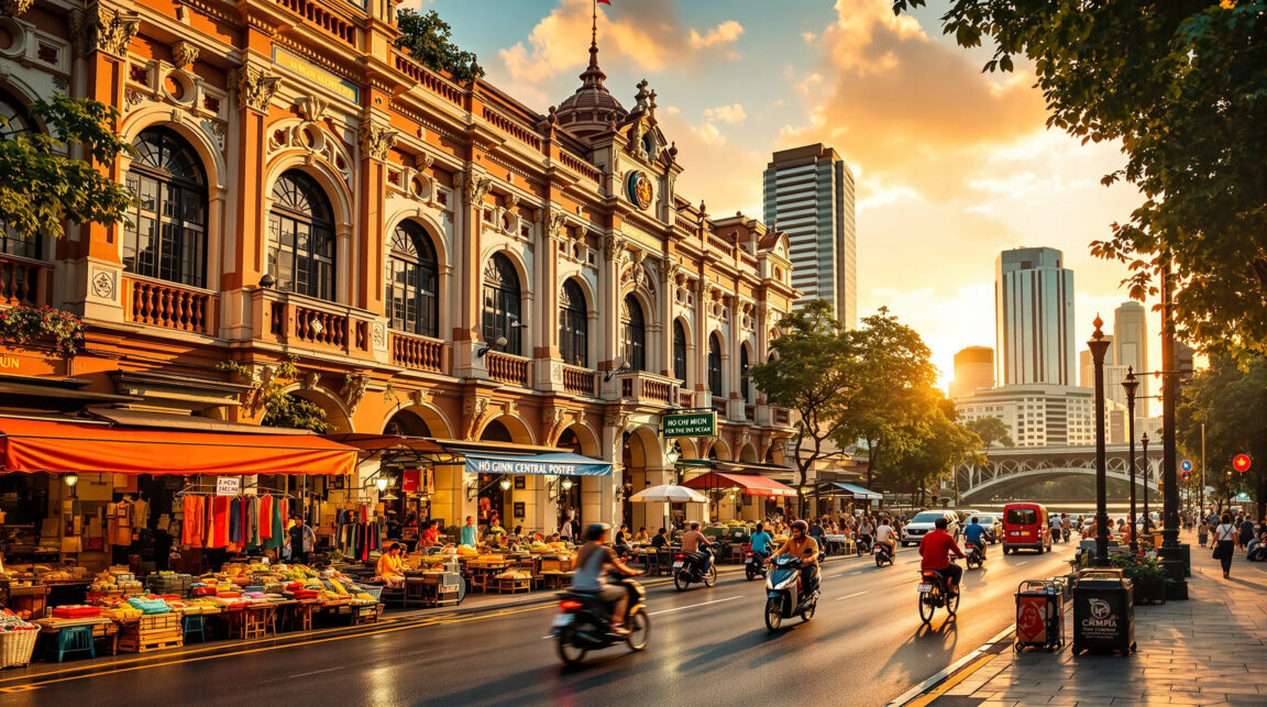 découvrez les incontournables de ho chi minh ville, ancienne saïgon : monuments historiques, marchés animés, cuisine locale et activités culturelles à ne pas manquer.