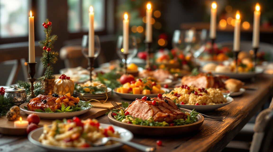 découvrez 10 idées de menus originaux pour un repas de noël gourmand et surprenant, loin de la traditionnelle dinde. inspirez-vous pour un festin inoubliable !