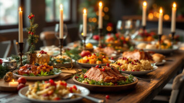 découvrez 10 idées de menus originaux pour un repas de noël gourmand et surprenant, loin de la traditionnelle dinde. inspirez-vous pour un festin inoubliable !