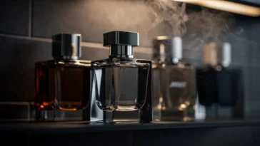 Dupe parfum Normal homme présenté avec flacons masculins sans marque visible