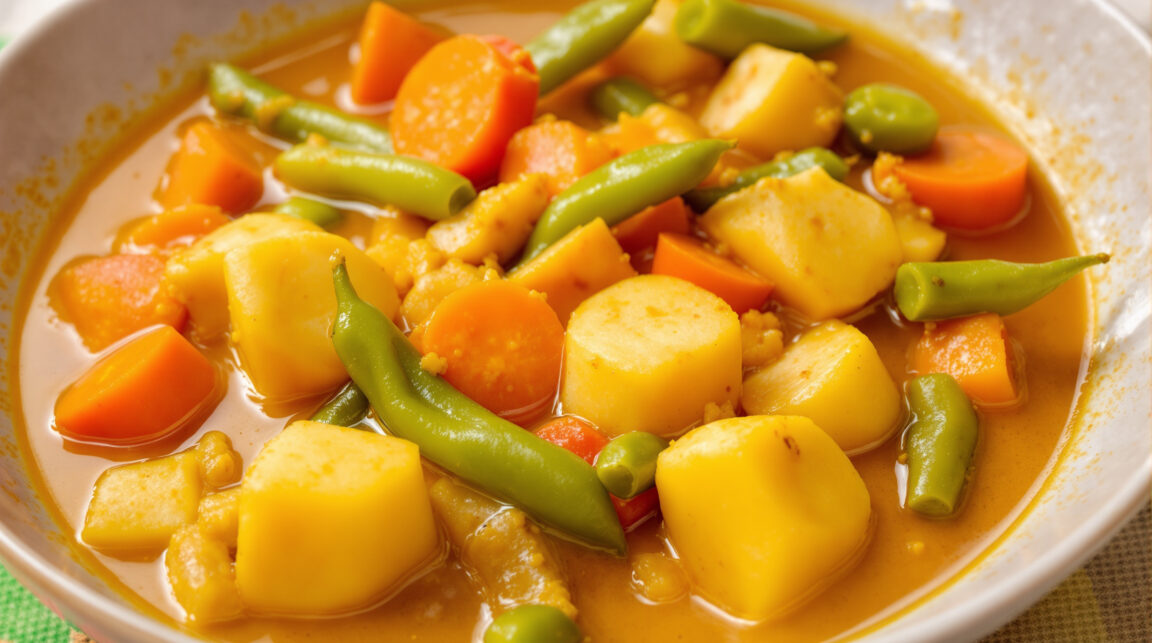 découvrez une délicieuse recette végétarienne de curry de légumes au lait de coco, pleine de saveurs exotiques et facile à préparer pour un repas sain et gourmand.